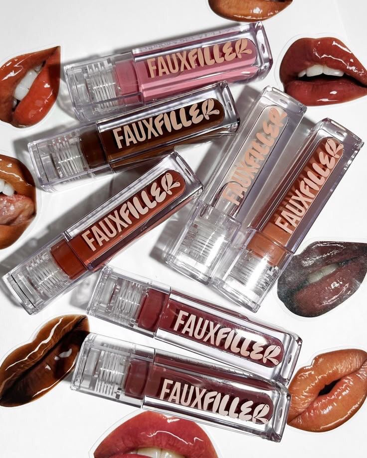 Huda Beauty FAUX FILLER Extra Shine Lip Gloss