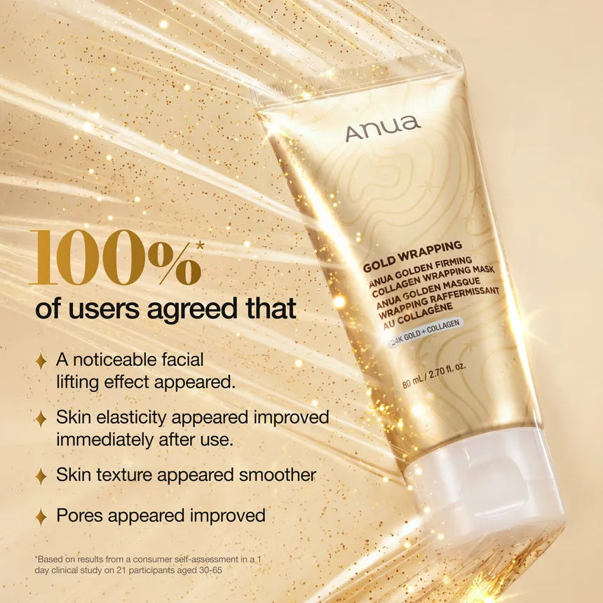 Anua Golden Firming Collagen Wrapping Mask
