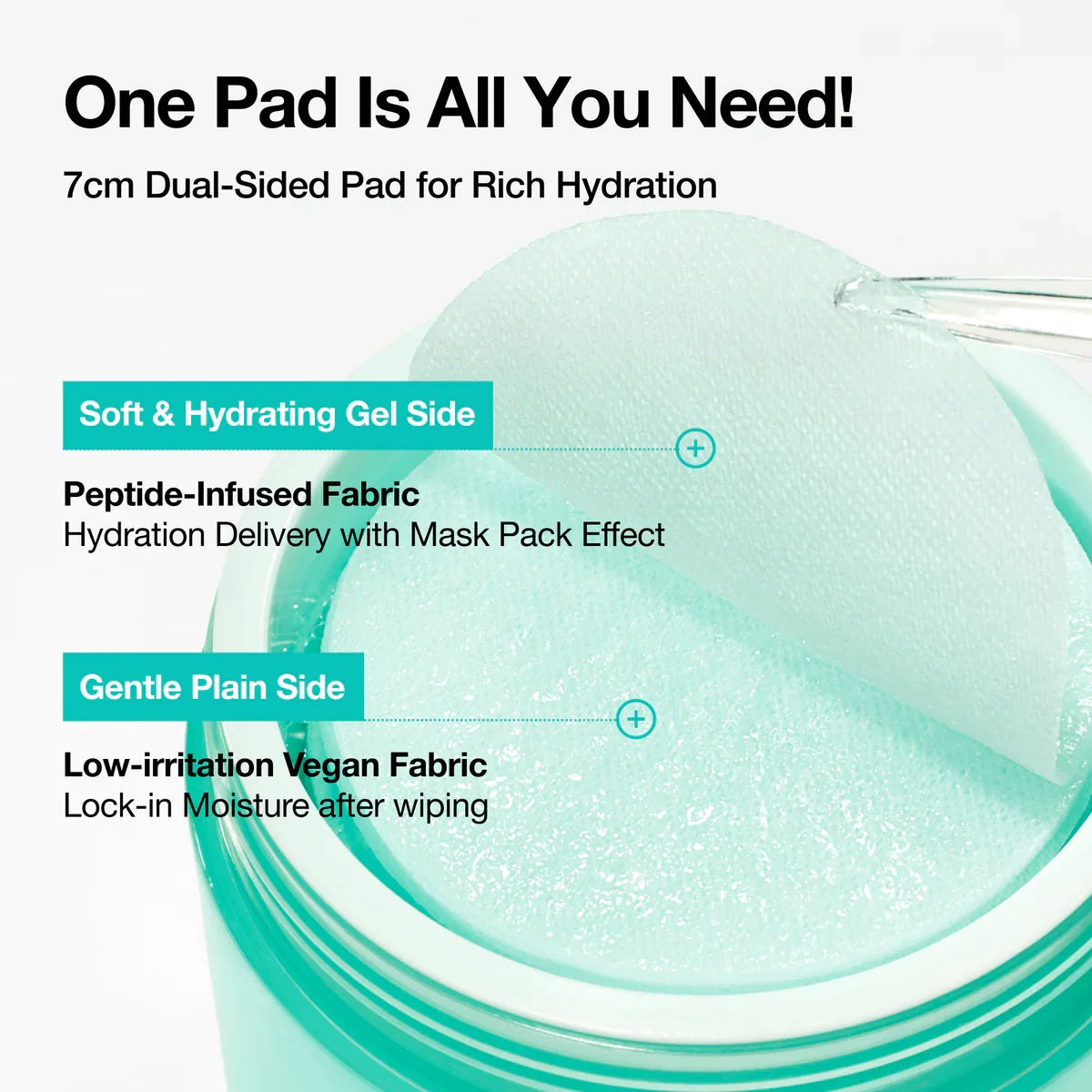Anua PDRN 100 Hyaluronic Acid Glow 60 Pads