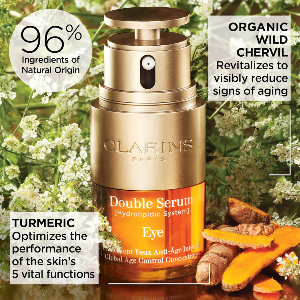 Clarins Double Serum Eye Firming & Hydrating Anti-Aging Concentrate