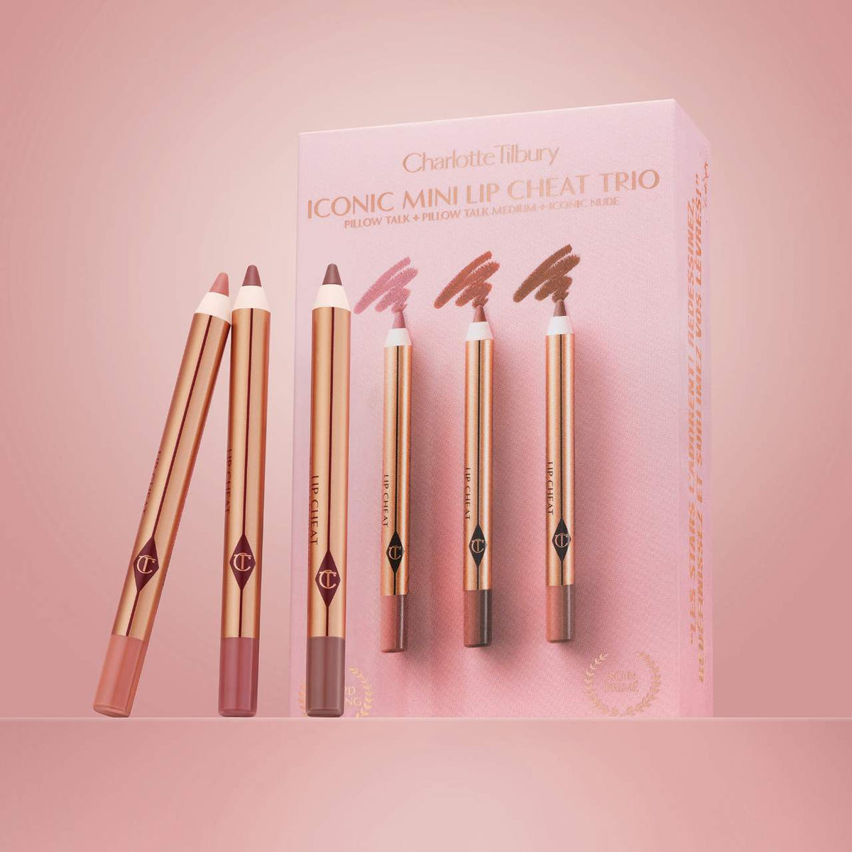 Charlotte Tilbury Mini Iconic Lip Cheat Lip Liner Trio