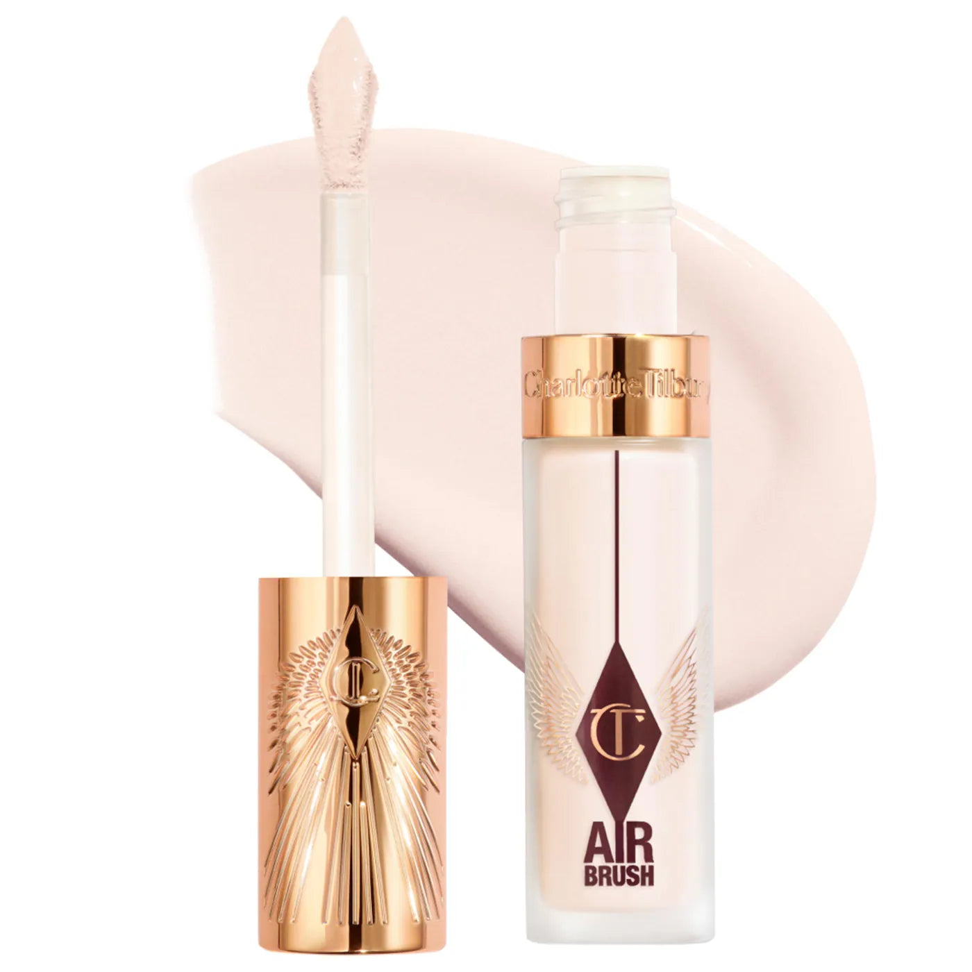 Charlotte Tilbury Airbrush Flawless Crease-Proof Long-Wear Blur Concealer with Hyaluronic Acid