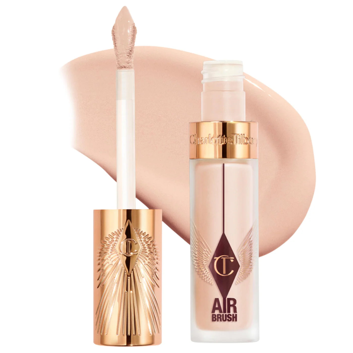 Charlotte Tilbury Airbrush Flawless Crease-Proof Long-Wear Blur Concealer with Hyaluronic Acid