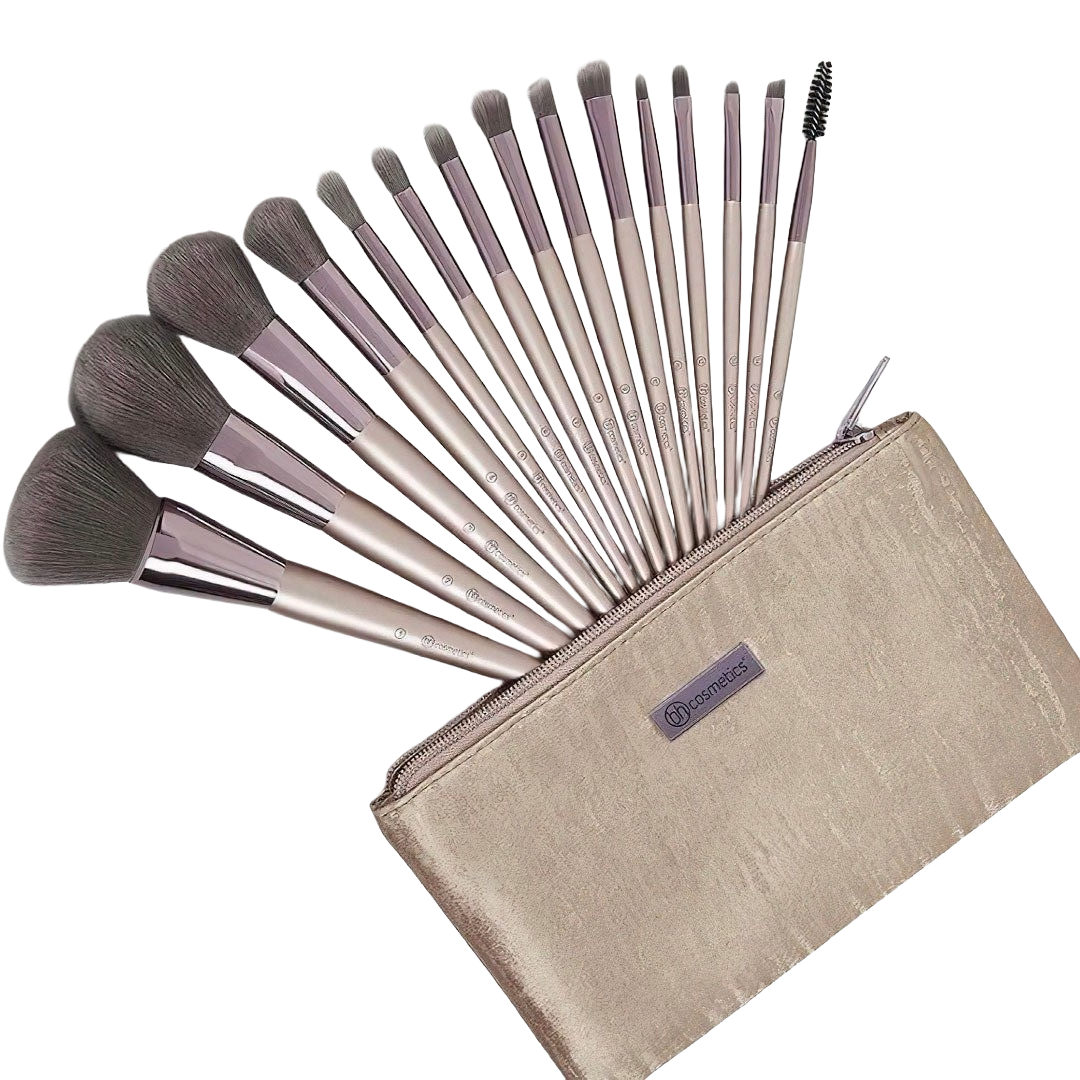 BH Cosmetics Makeup Brushes Set - 15Psc