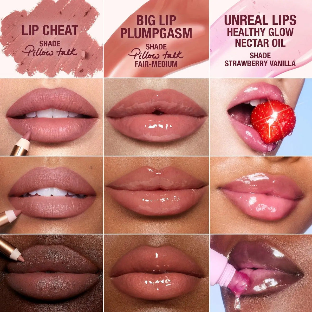 Charlotte Tilbury  Juicy, Plumper-Looking Lips Kit