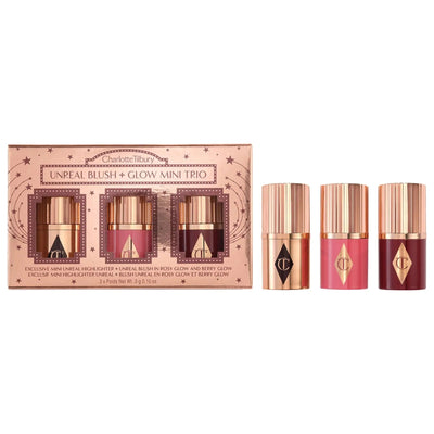 Charlotte Tilbury  Mini Unreal Blush + Glow Trio