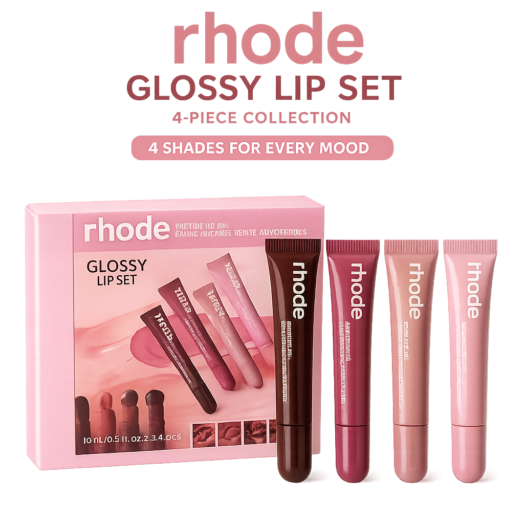 Rhode Glossy Lip Set 4 colors  - limited edition