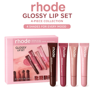 Rhode Glossy Lip Set 4 colors  - limited edition