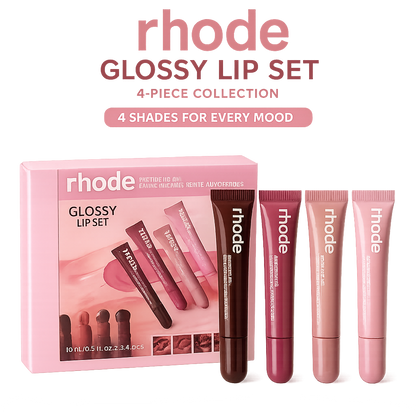 Rhode Glossy Lip Set 4 colors  - limited edition