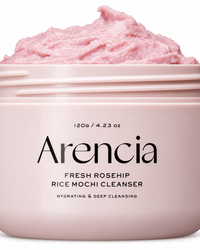 Arencia Fresh Rosehip Rice Mochi Cleanser- Pink