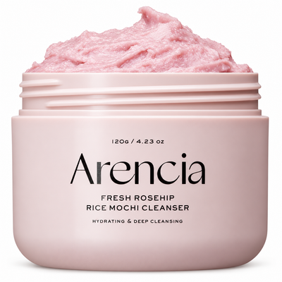 Arencia Fresh Rosehip Rice Mochi Cleanser- Pink