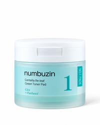 Numbuzin No.1 Centella Re-Leaf Green Toner Pads