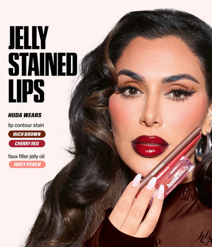 HUDA BEAUTY Lip Contour Stain For 12-Hour Wear