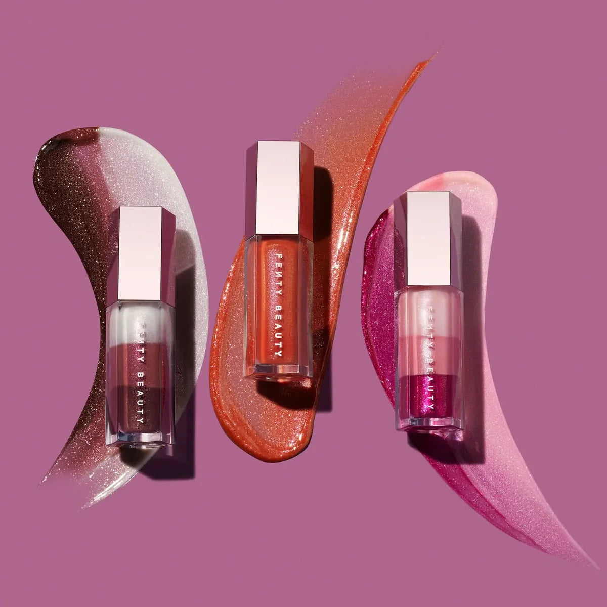 Fenty Beauty by Rihanna  Glossy Posse VIII – 3-Piece Lip Luminizer Set