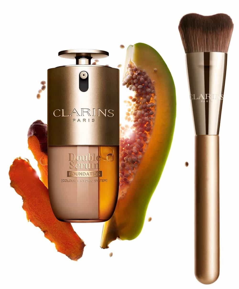 Clarins  DOUBLE SERUM® Foundation – Luminous Foundation with Skincare Benefits