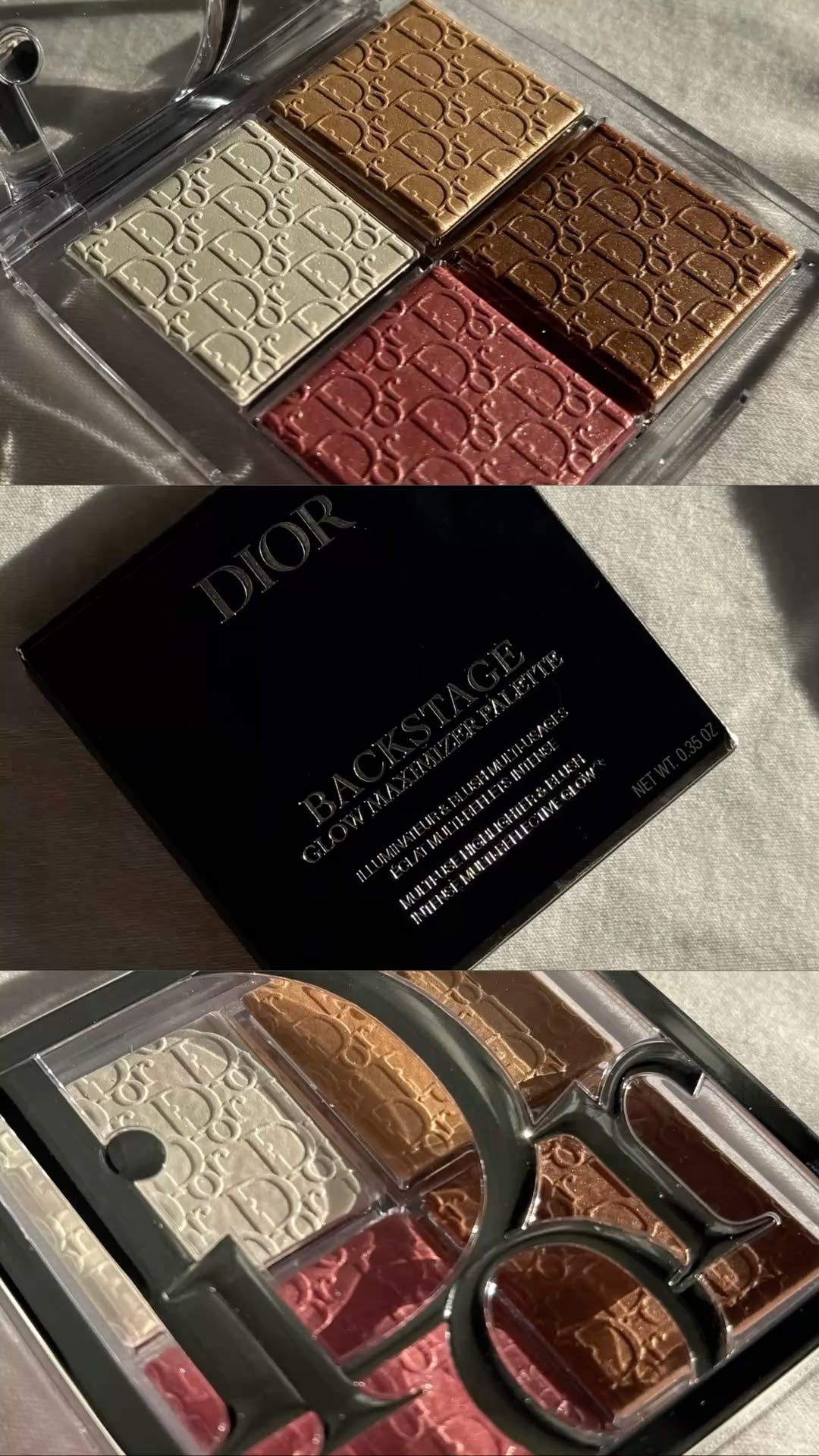 Dior Backstage Glow Face Palette – 4 Shades