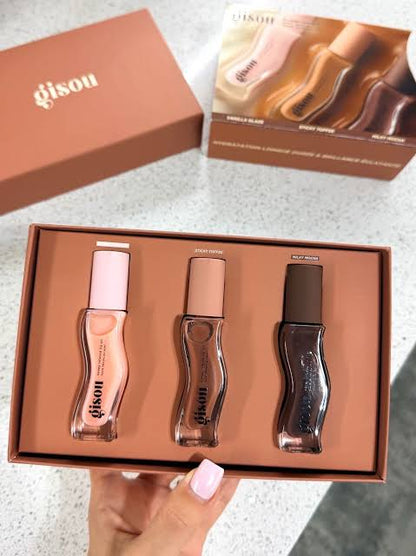 Gisou honey lip oil set