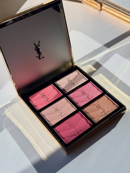 Yves Saint Laurent Golden Oasis Couture Face Palette – Blush & Highlighter
