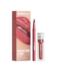 MAKEOUT SESH
LIP DUO
rosy nudes from hudabeauty