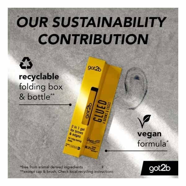 GLUED 4 BROWS & EDGES 2IN1 STYLING GEL
