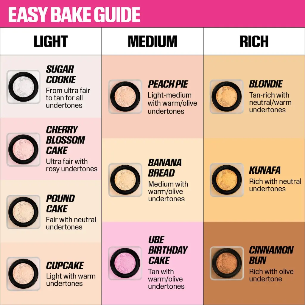 HUDA BEAUTY Easy Bake Loose Baking Setting Powder
