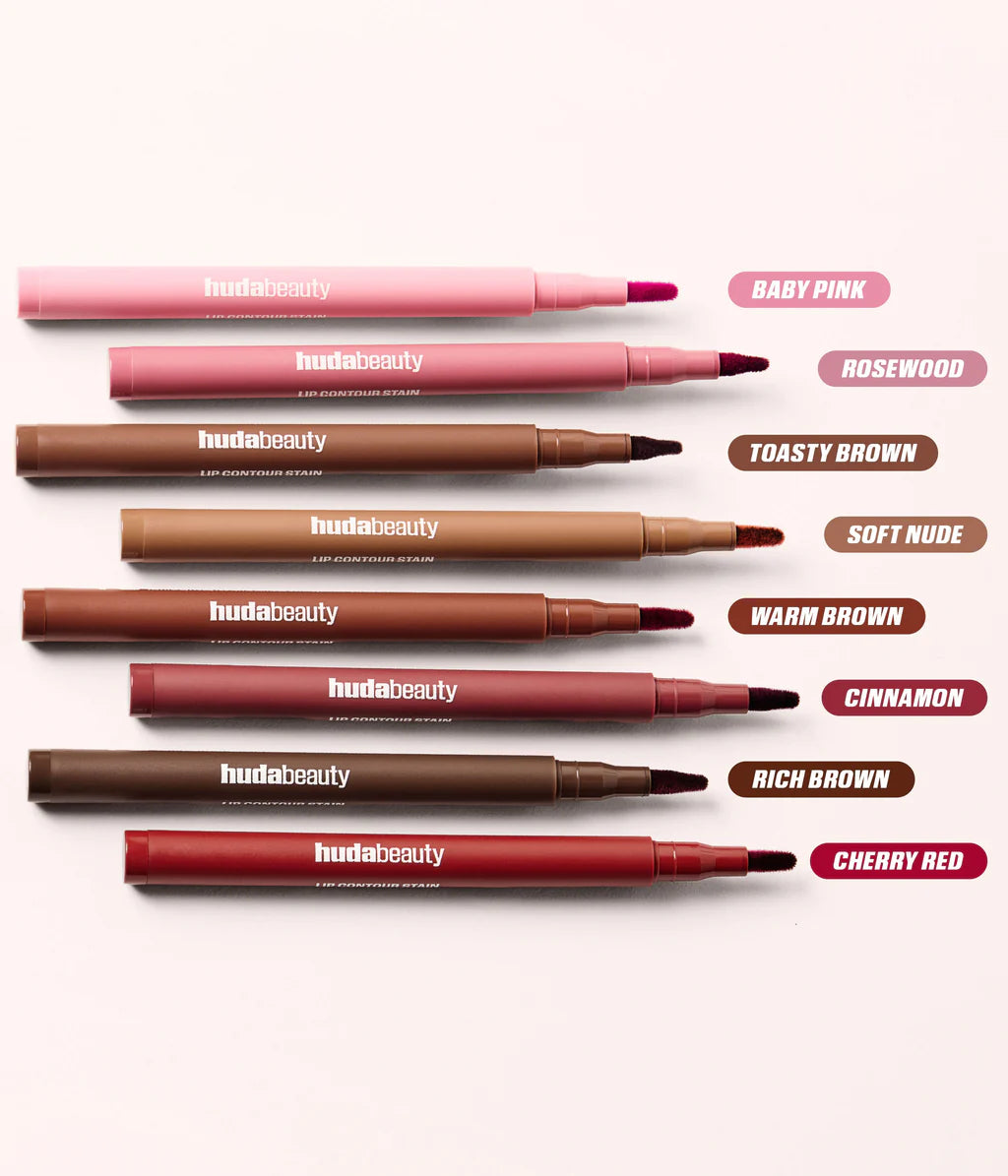HUDA BEAUTY Lip Contour Stain For 12-Hour Wear