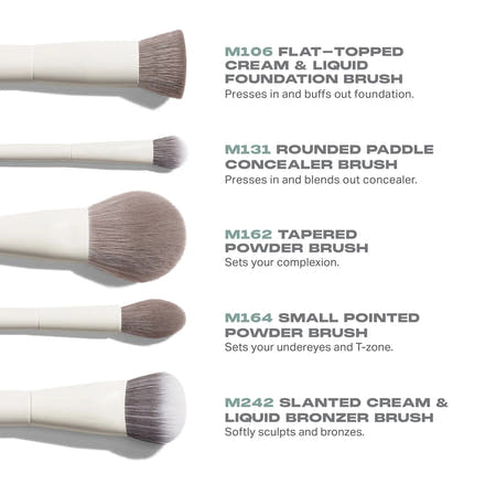 Morphe Portrait Mode 5-Piece Face Brush Set