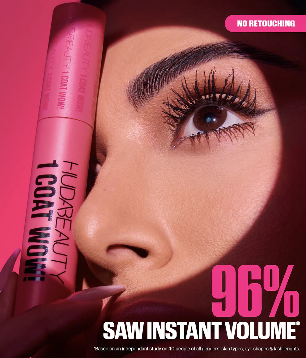 HUDA BEAUTY 1 Coat WOW! Extra Volumizing and Lifting Mascara full size