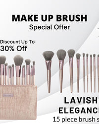 BH Cosmetics Makeup Brushes Set - 15Psc