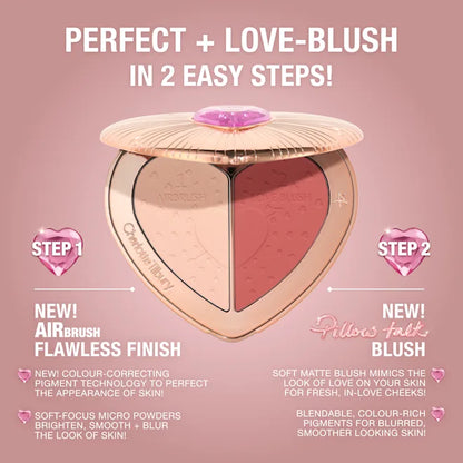 Charlotte Tilbury Pillow Talk Beauty Soulmates Blush Palette – Flawless Peach