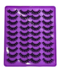 Eyelashes  Thick, Curly &Fluffy – 20 Pairs