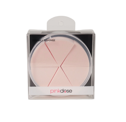 PINK DOSE Triangles Sponge – 6 Pcs