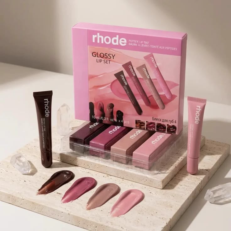 Rhode Glossy Lip Set 4 colors  - limited edition