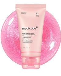 medicube pdrn pink caffeine night wrapping mask (75ml)