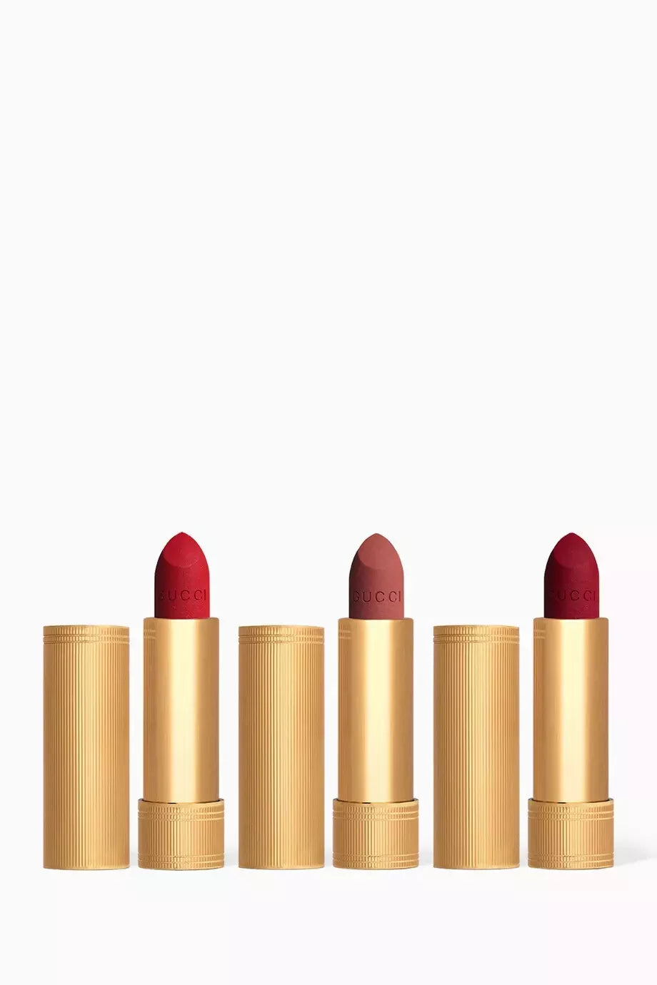 GUCCI Rouge Matte Lipsticks Set (3 Pieces)