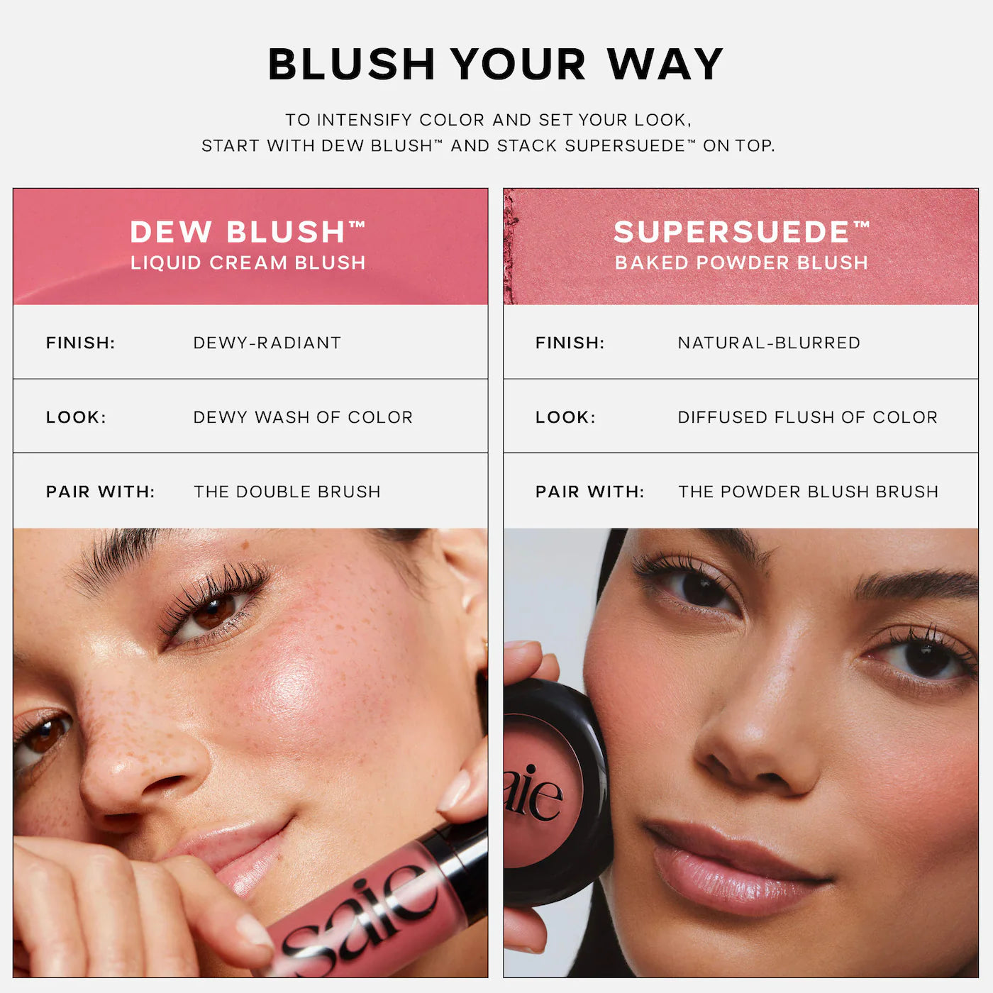 Saie Dew Blush™ Liquid Cream Blush
