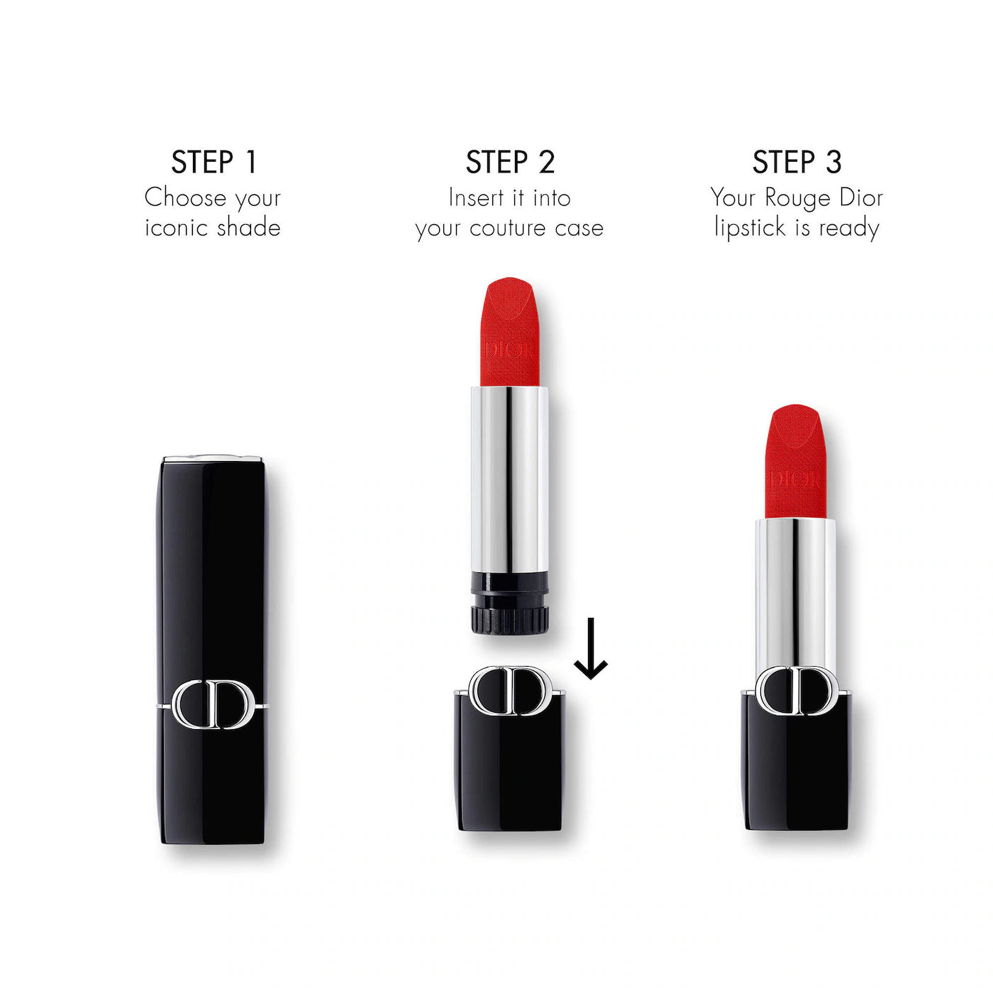 DIOR  Rouge Dior Refillable Lipstick