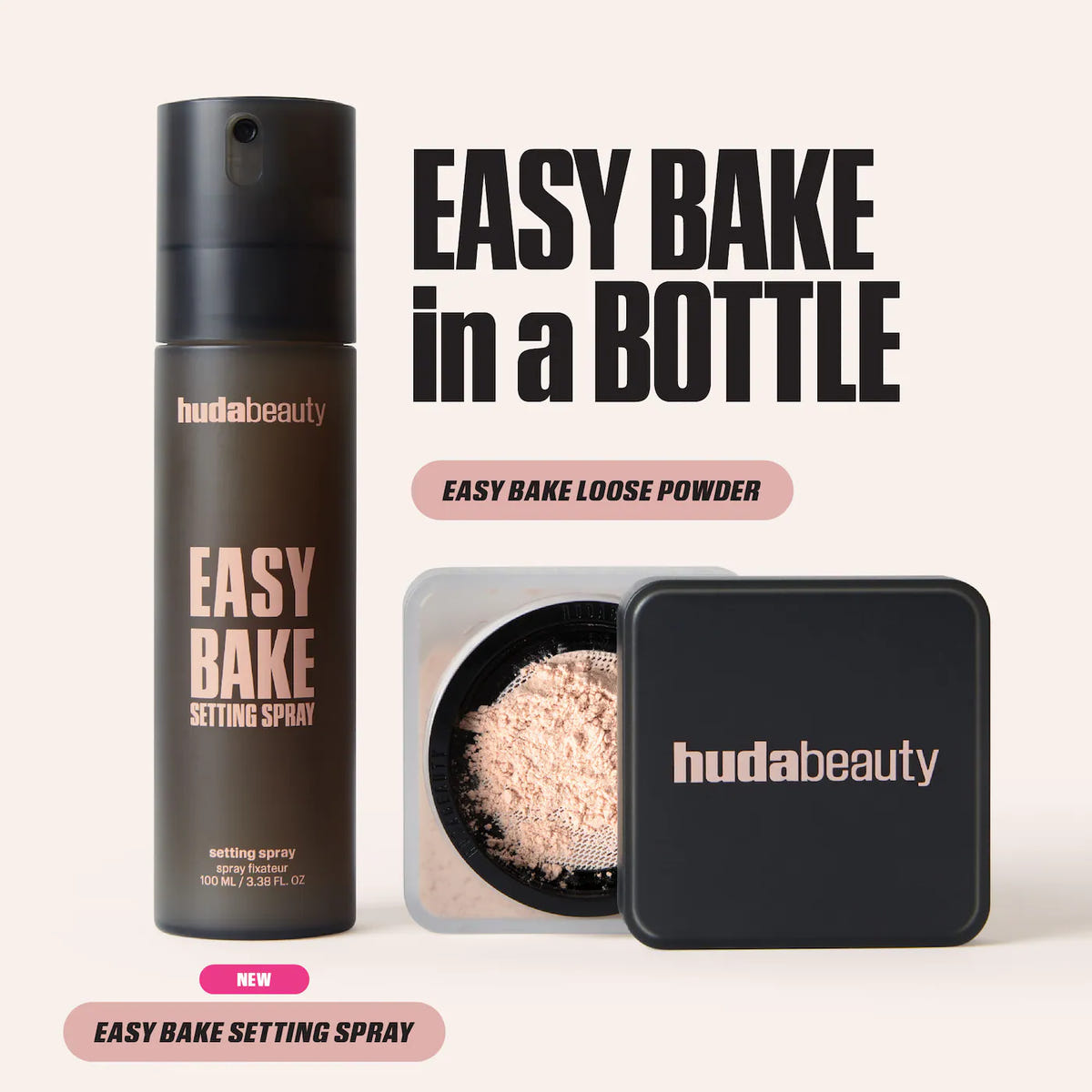 HUDA BEAUTY Easy Bake Blurring Setting Spray 16-Hour Wear