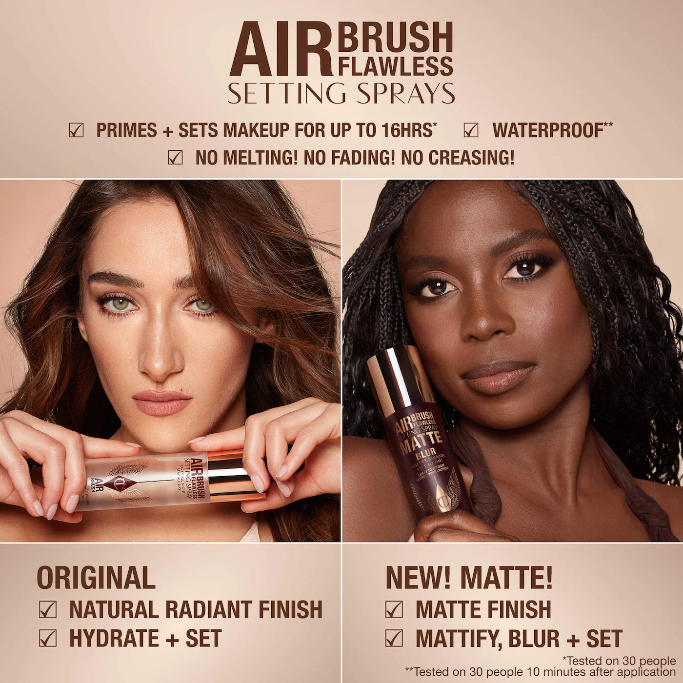 Charlotte Tilbury  Airbrush Flawless Matte Blurring &amp; Waterproof Setting Spray