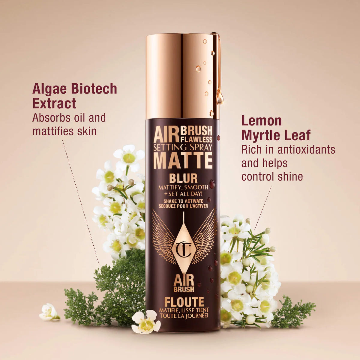 Charlotte Tilbury  Airbrush Flawless Matte Blurring &amp; Waterproof Setting Spray