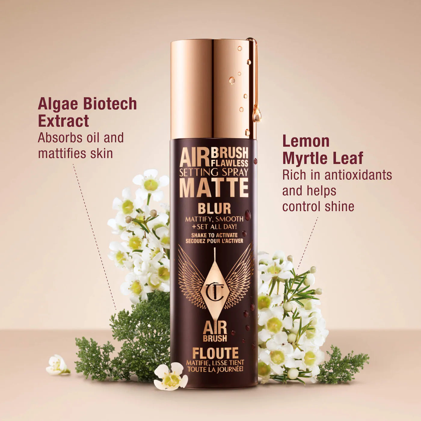 Charlotte Tilbury  Airbrush Flawless Matte Blurring &amp; Waterproof Setting Spray