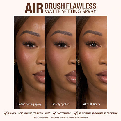 Charlotte Tilbury  Airbrush Flawless Matte Blurring &amp; Waterproof Setting Spray
