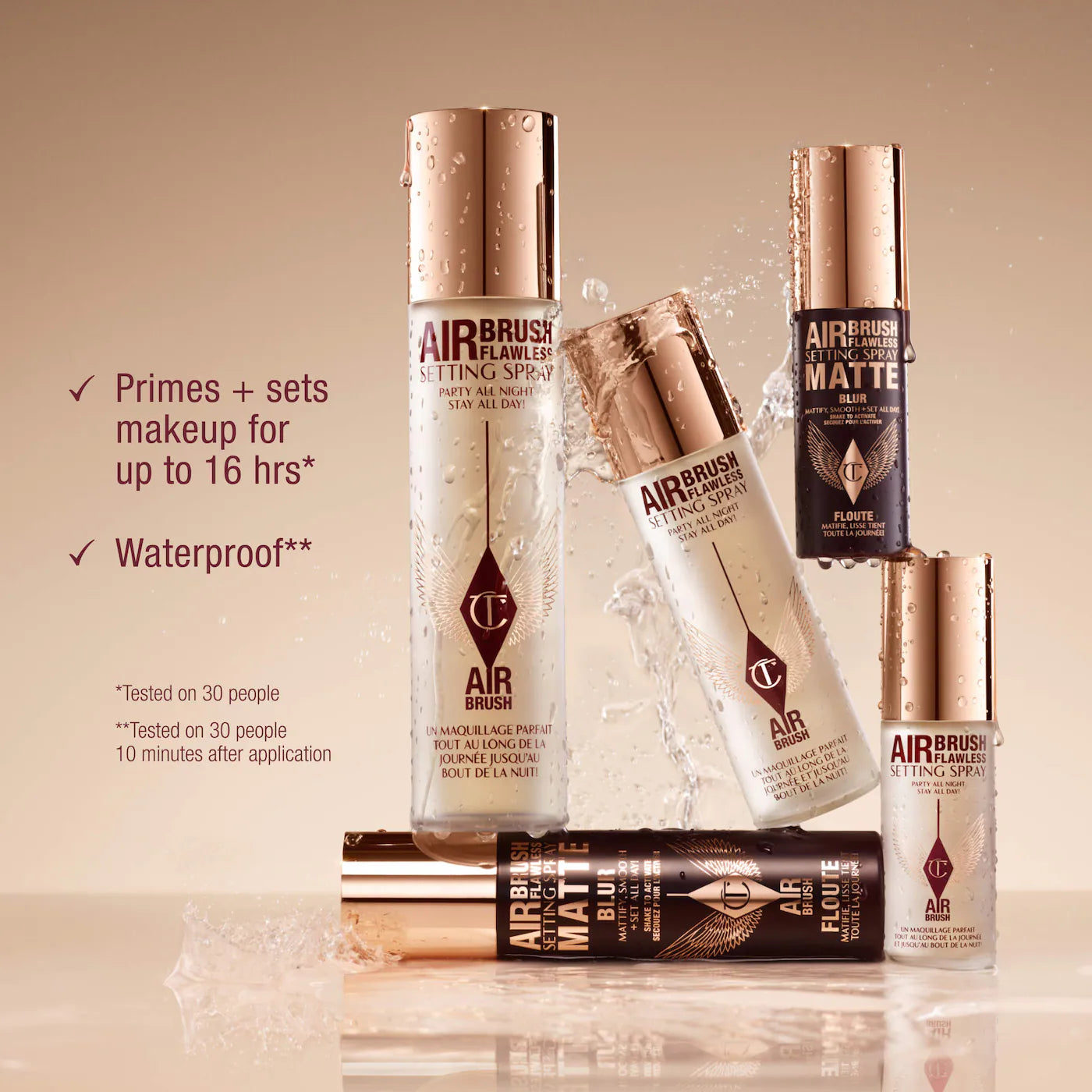Charlotte Tilbury  Airbrush Flawless Matte Blurring &amp; Waterproof Setting Spray