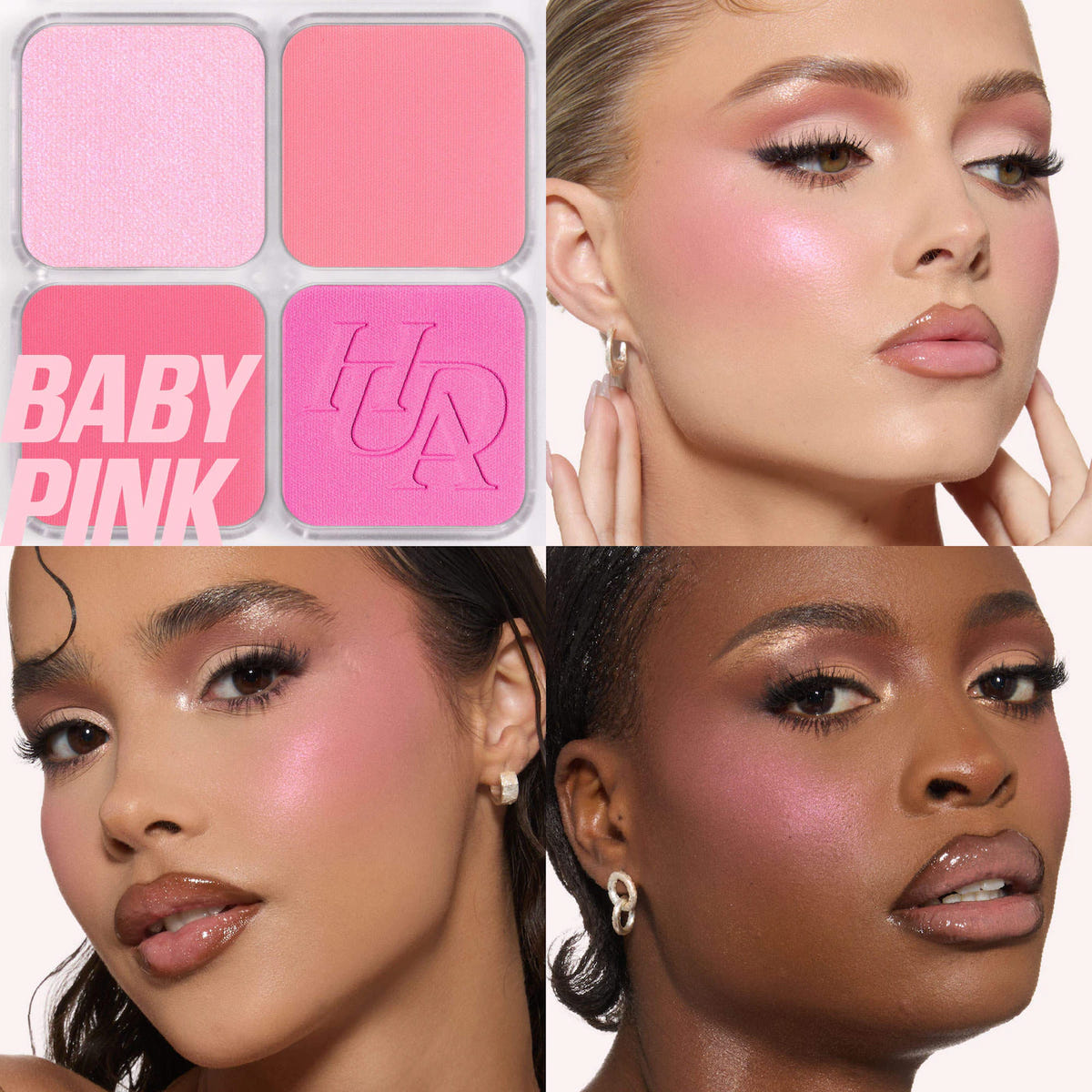 HUDA BEAUTY Blush Filter & Blurring Palette - Baby Pink