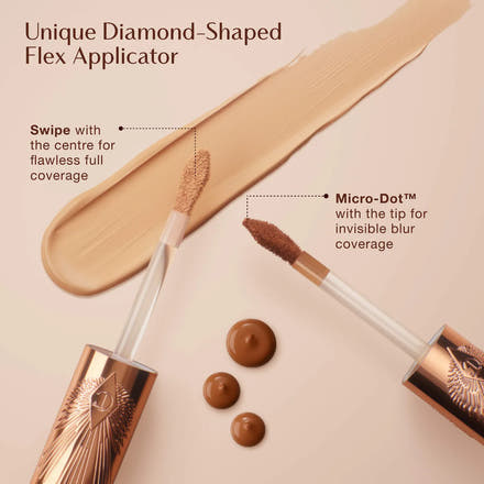 Charlotte Tilbury Airbrush Flawless Crease-Proof Long-Wear Blur Concealer with Hyaluronic Acid