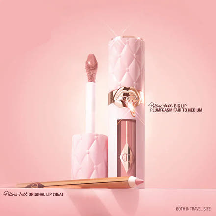 Mini Pillow Talk Plumpgasm Lip Liner and Lip Gloss Set