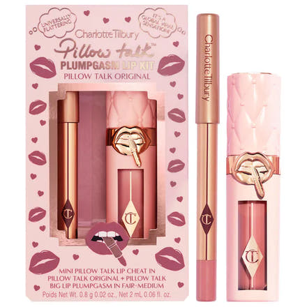 Mini Pillow Talk Plumpgasm Lip Liner and Lip Gloss Set