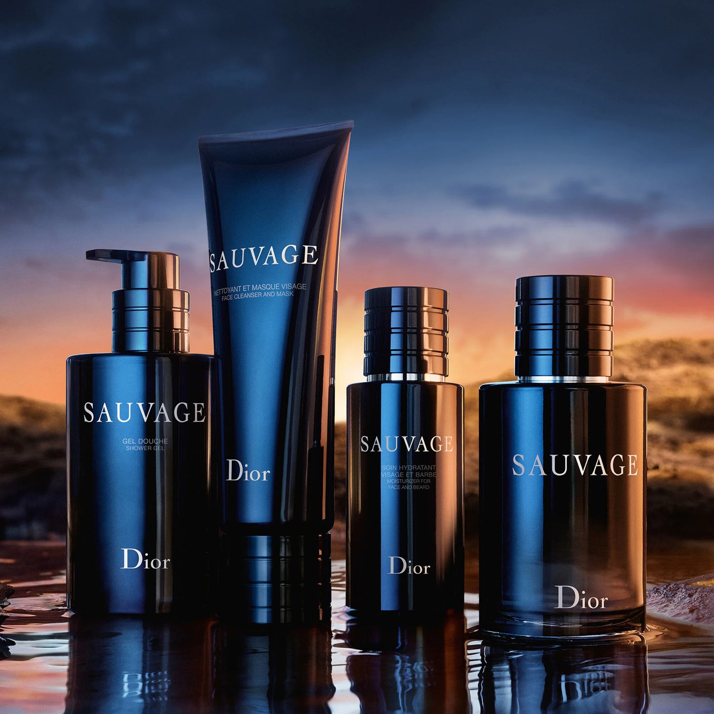 DIOR Sauvage nettoyant et masque visage nettoyant visage 2-en-1